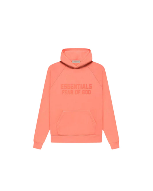 ESSENTIALS HOODIE CORAL FW22