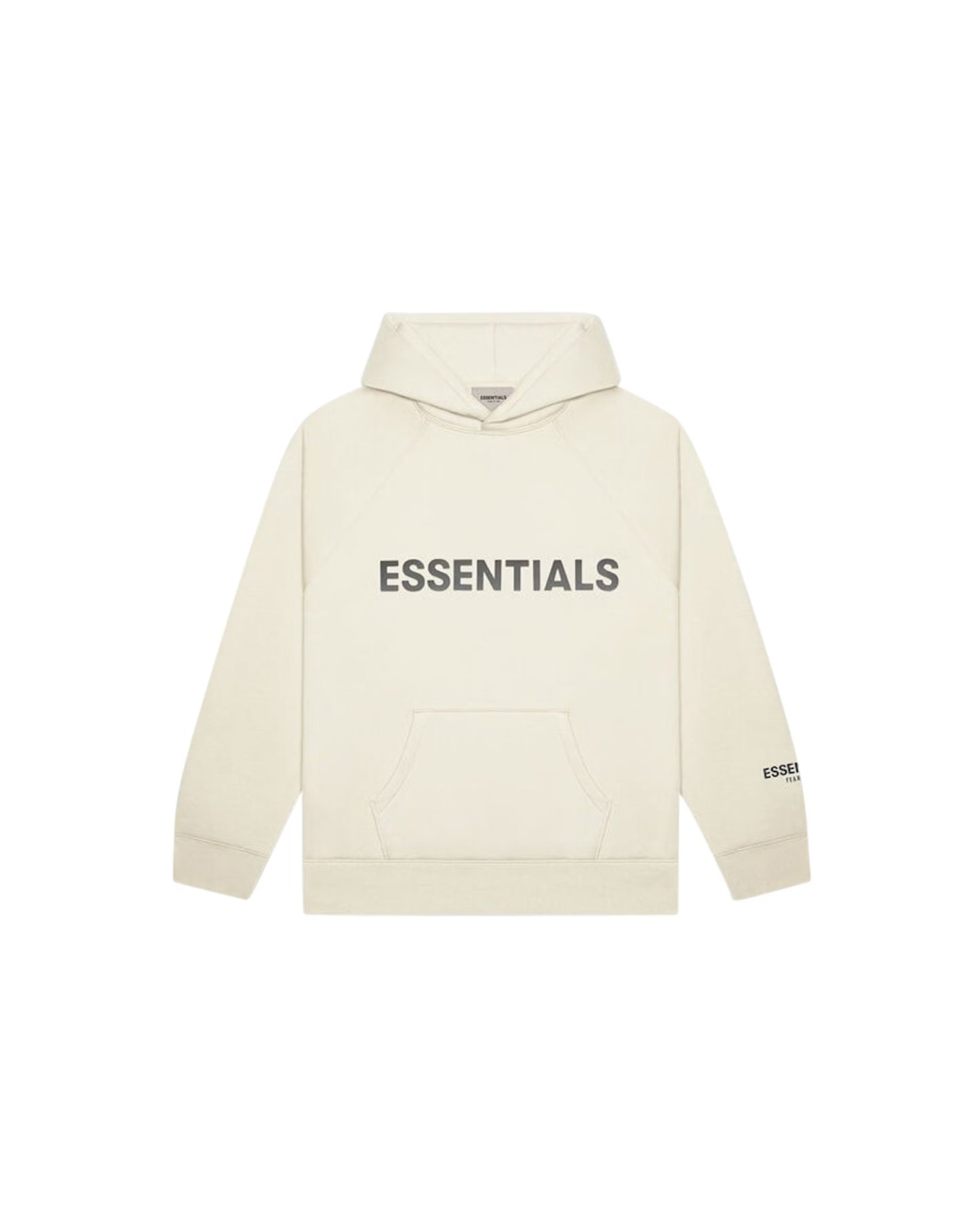 SUDADERA CON CAPUCHA ESSENTIALS CREMA 2020