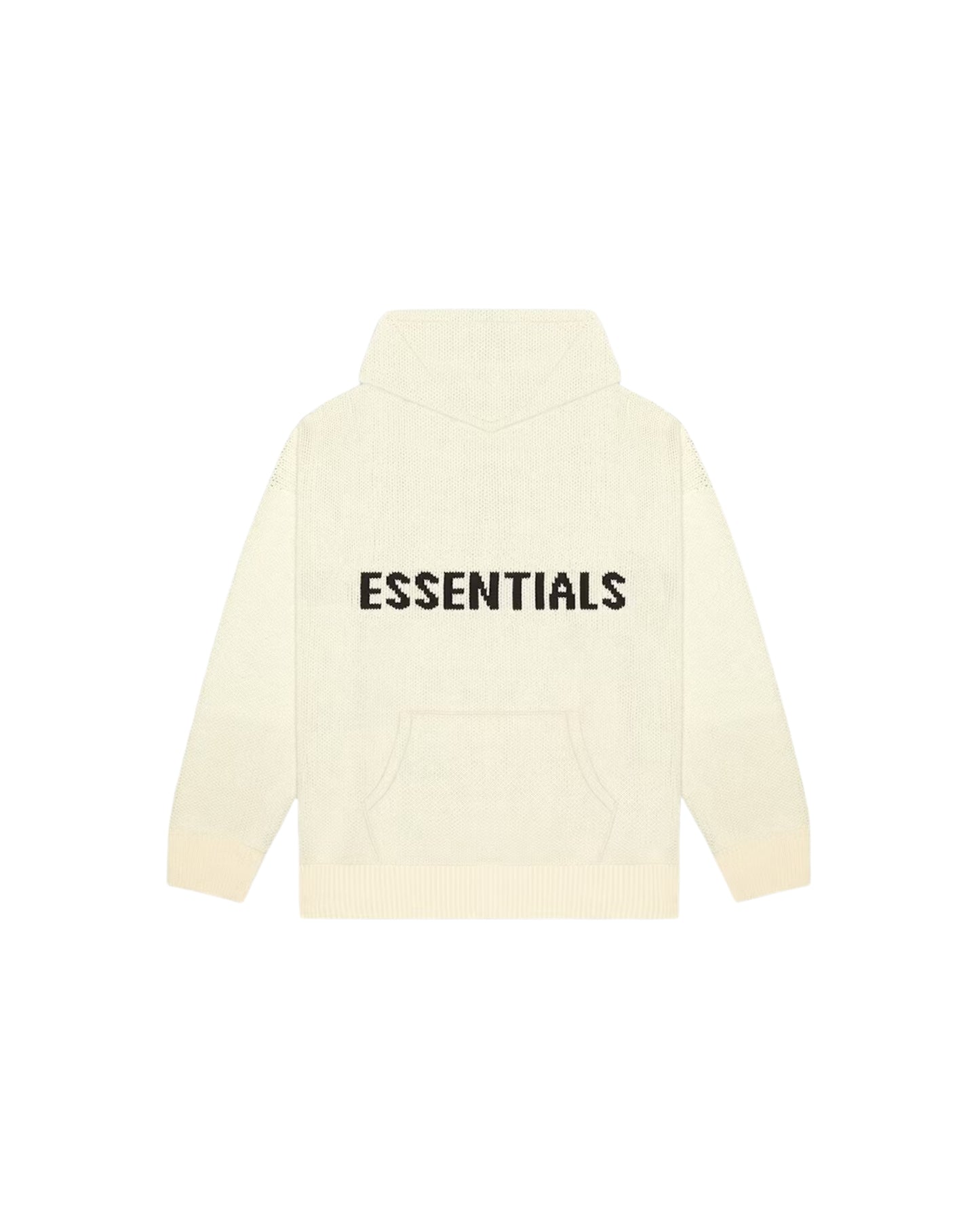 ESSENTIALS KNIT HOODIE CREAM 2020